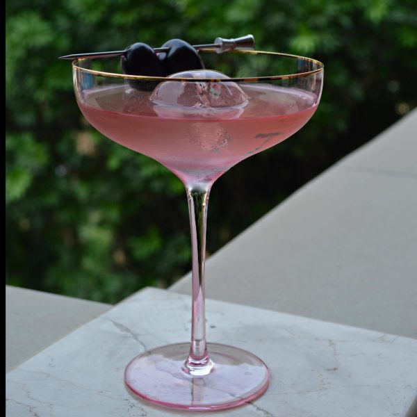 Roze Coupe Glass - Set of 2